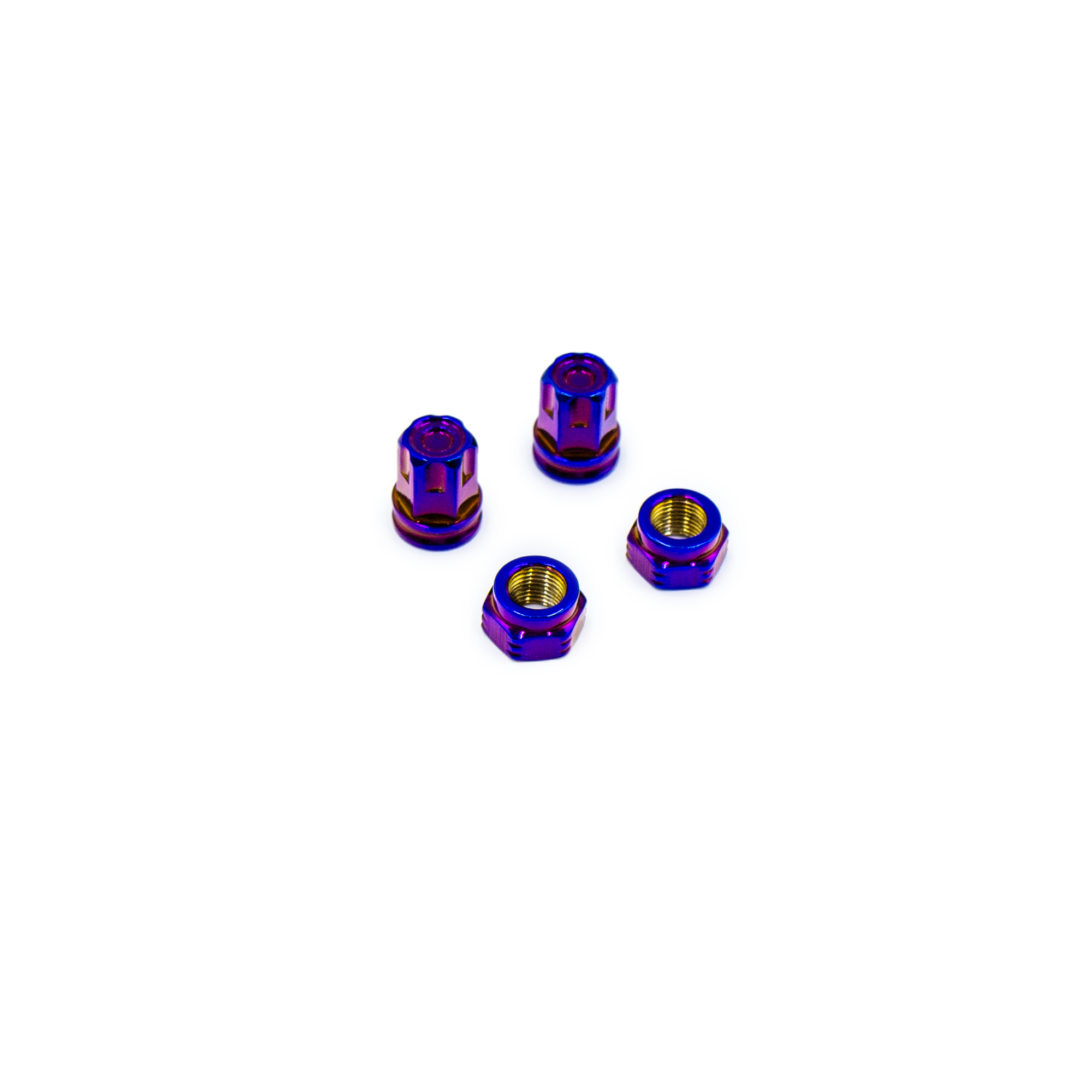 Ti-Ni Valve Cap & Nut Set – Coppin Sting